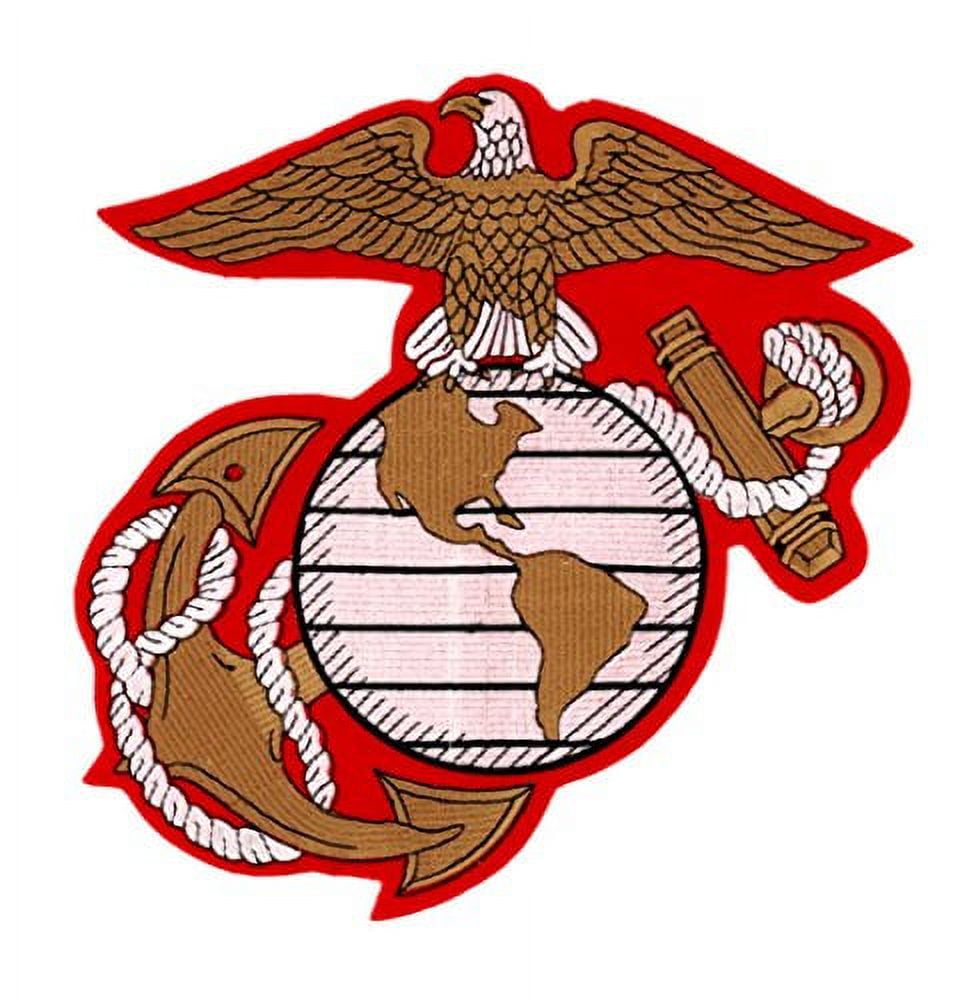 U.S. Marines Veteran - Embroidered Iron-On Patch