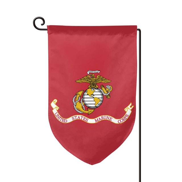 US Marine Corps Garden Flags Double Sided Banner 12.5 x 18 Inches Funny ...