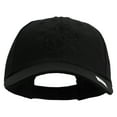thumbnail image 1 of US Marine Corps Seal Embroidered 6 Panel Unstructured Cotton Twill Cap Made in USA - Black OSFM, 1 of 5