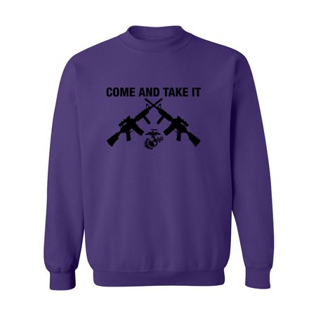 US Marines "EGA Come And Take It" Crewneck Sweatshirt