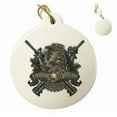 thumbnail image 1 of US Marines Marine Devil Dog First in Last Out Porcelain Ornament, 1 of 2
