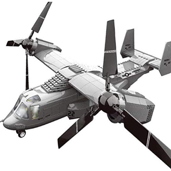 US Marines Osprey V-22 Building Blocks Set | General Jims Toys & Bricks | GJ-OSMP