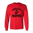 thumbnail image 1 of US Marines Semper Fidelis Adult Long Sleeve T-shirt, 1 of 3