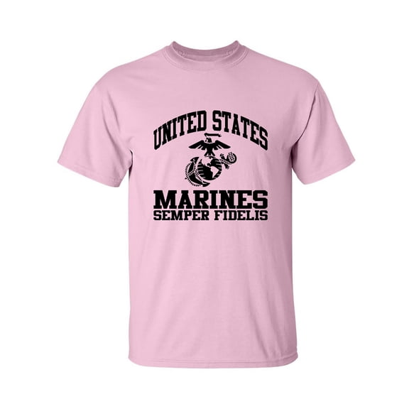 US Marines Semper Fidelis Adult Short Sleeve T-shirt