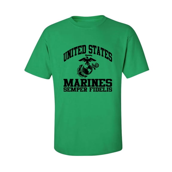 US Marines Semper Fidelis Adult Short Sleeve T-shirt