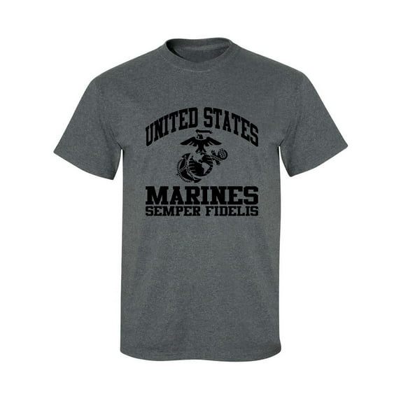 US Marines Semper Fidelis Adult Short Sleeve T-shirt