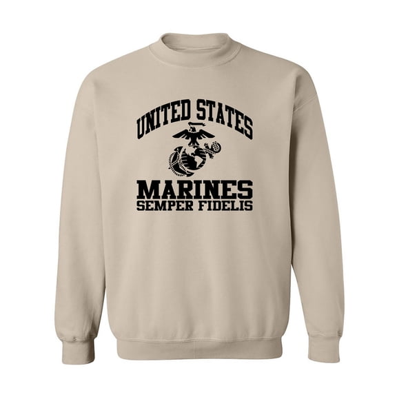 US Marines Semper Fidelis Crewneck Sweatshirt
