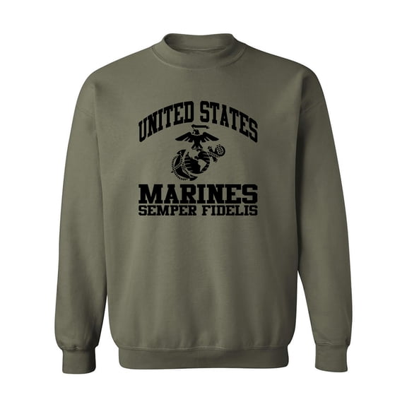 US Marines Semper Fidelis Crewneck Sweatshirt
