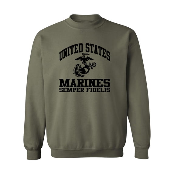 US Marines Semper Fidelis Crewneck Sweatshirt