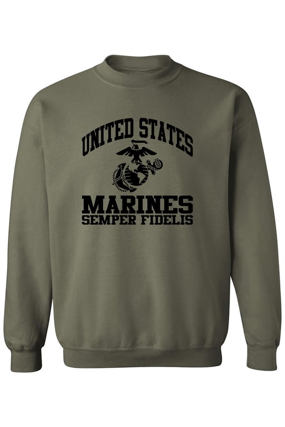 US Marines Semper Fidelis Crewneck Sweatshirt