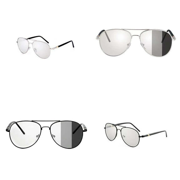 US Men Military Polarized Pilot Aviator Sunglasses Large 60mm Frame w/Case