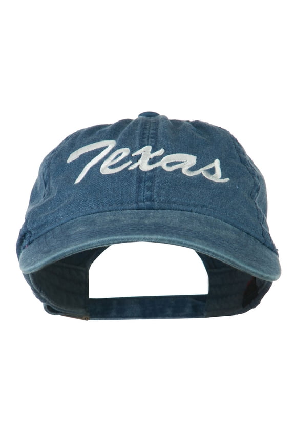US Mid State Texas Embroidered Washed Cap - Navy OSFM