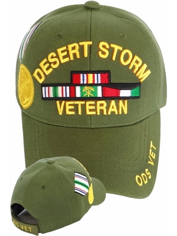 US Military Desert Storm Veteran ODS Olive Baseball Cap