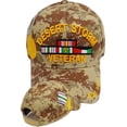 thumbnail image 1 of US Military Desert Storm Veteran Ribbon ODS Desert Camouflage Adjustable Baseball Hat Cap, 1 of 1