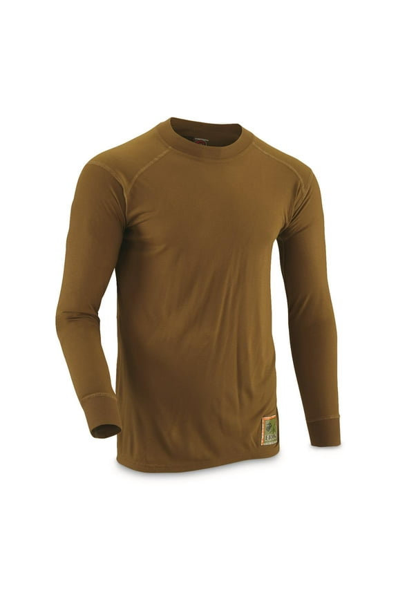 US Military Flame Resistant (FROG) Thermal Undershirt, Coyote, XL