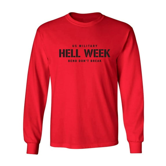 US Military Hell Week Adult Long Sleeve T-shirt