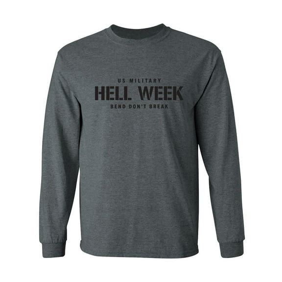 US Military Hell Week Adult Long Sleeve T-shirt