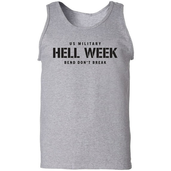 US Military Hell Week Adult Tank Top