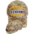 thumbnail image 1 of US Military Operation Iraqi Freedom Veteran Desert Camouflage Baseball Hat Cap, 1 of 1