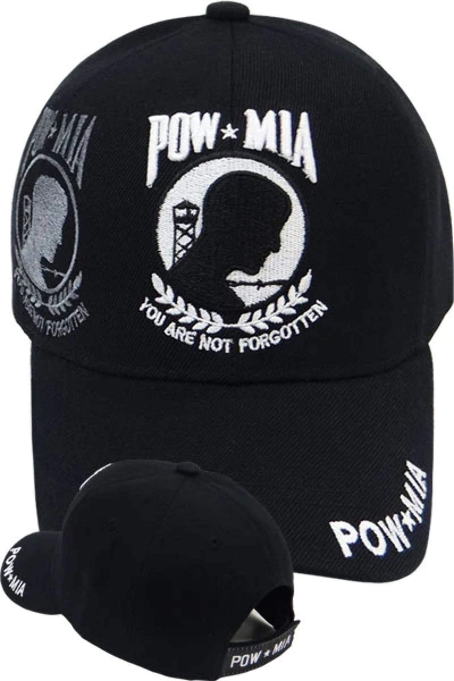 US Military Pow Mia You Are Not Forgotten Black Baseball Hat Cap ...