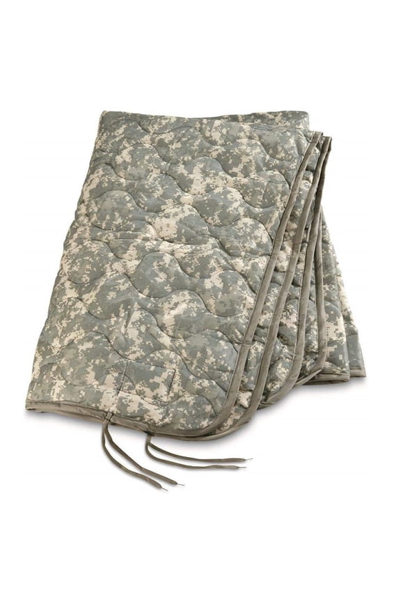US Military Style Poncho Liner Blanket - Woobie Digital Camo ACU