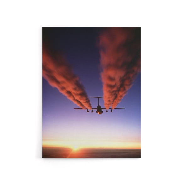 US Military USAF C 141 Starlifter Aircraft Canvas Wall Art Print 18X24"