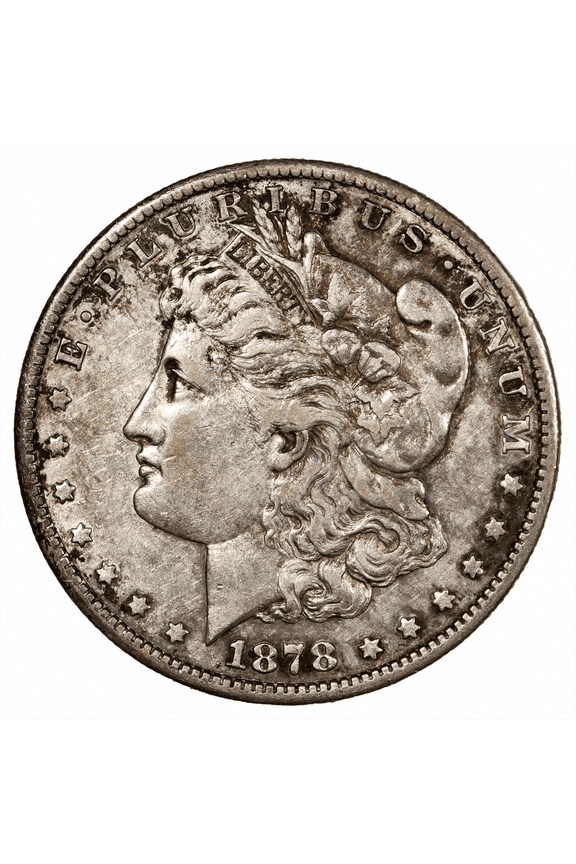US Mint 1878CC Morgan Silver Dollar Coin $1 Raw