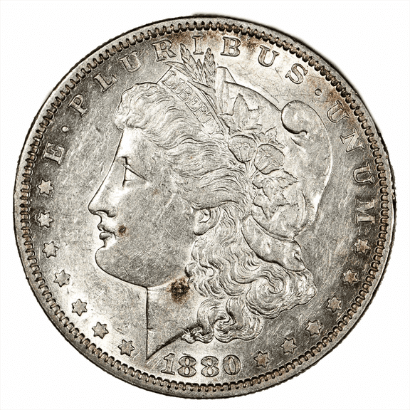 US Mint 1880O Morgan Silver Dollar Coin $1 Raw