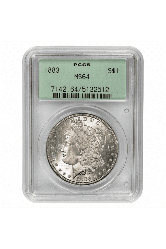 US Mint 1883 Morgan Silver Dollar Coin $1 PCGS MS 64