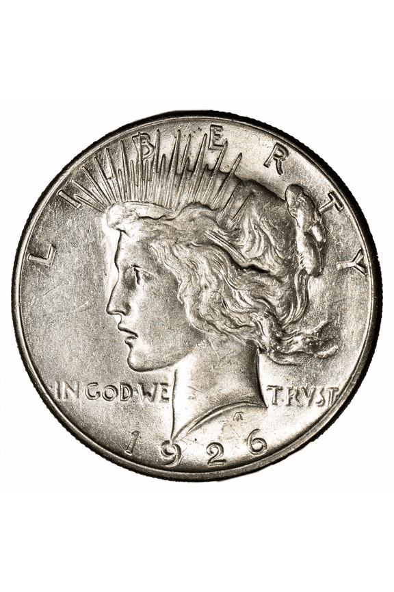 US Mint 1926-S Silver Peace Dollar Coin $1 Raw