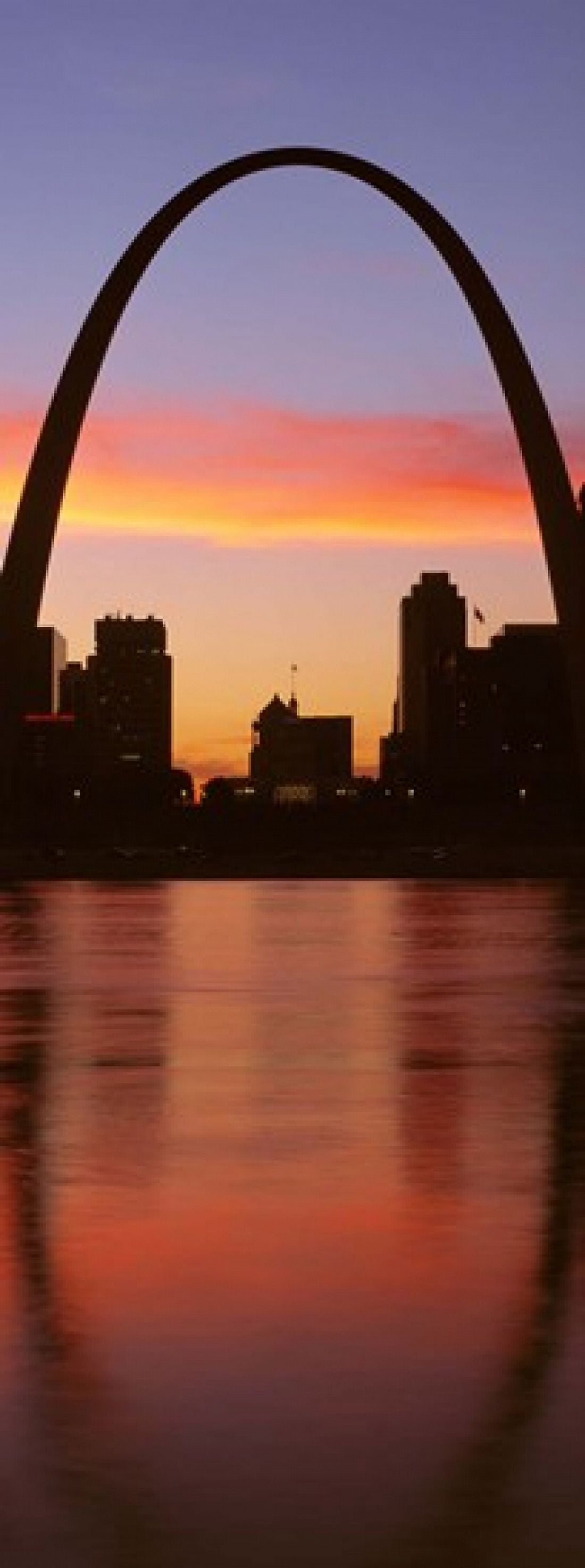 US Missouri St Louis Sunrise Canvas Art - Panoramic Images (30 x 12)