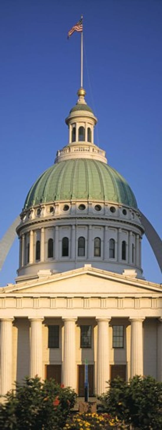 US Missouri St Louis courthouse Canvas Art - Panoramic Images (15 x 6)