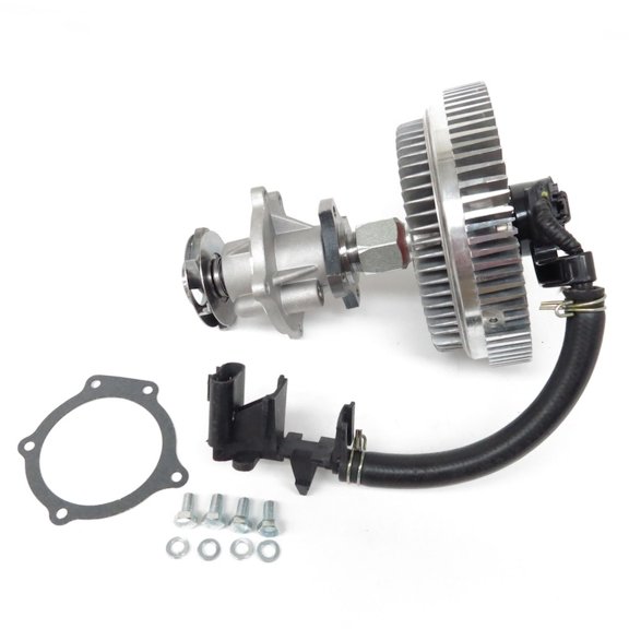 US Motor Works MCK1008 Engine Water Pump with Fan Clutch Fits select: 2002-2003 CHEVROLET TRAILBLAZER, 2004-2007 CHEVROLET TRAILBLAZER LS/LT