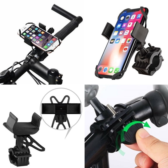 US Motorcycle Bicycle MTB Bike Handlebar Mount Holder Universal Cell Phone GPS
