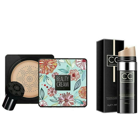 US Mushroom Head Air Cushion BB CC Cream Concealer Foundation Stick Moisturizing