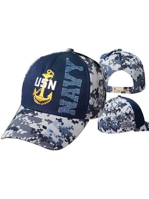US NAVY ANCHOR UNITED STATES NAVY MILITARY CAP HAT ADJUSTABLE EMBROIDERED