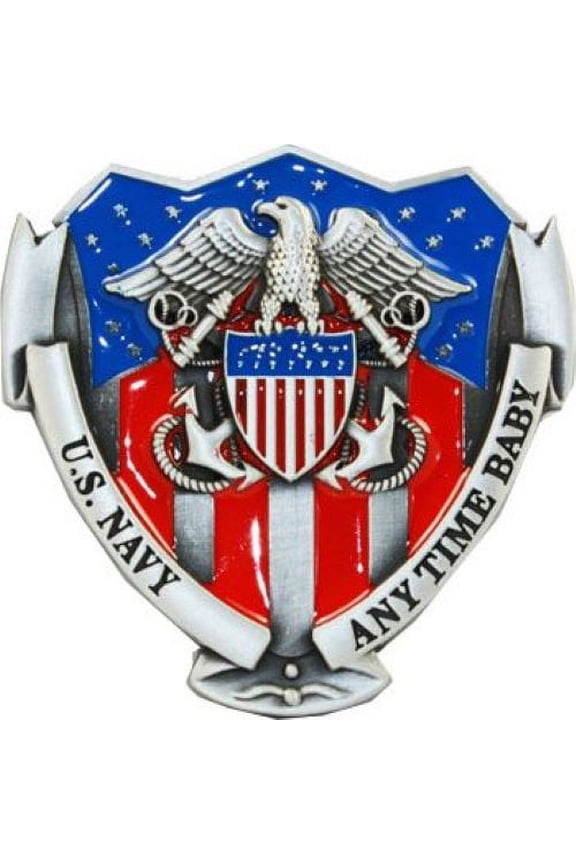 US NAVY Corps Logo Belt Buckle Anytime Baby
