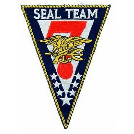 US NAVY SEAL TEAM SEVEN Patch - Color - Veteran Owned Business