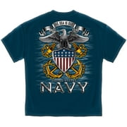 ERAZOR BITS US NAVY The Sea Is Ours Full Print Eagle T-Shirt NAVY LARGE