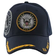 US NAVY USN ROUND SHADOW BALL CAP HAT NAVY LICENSED