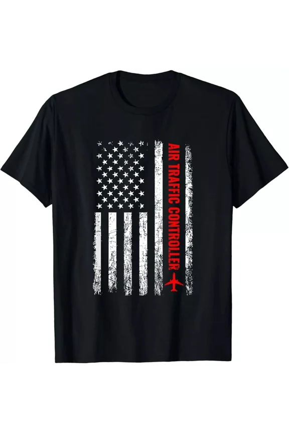 US National Emblem Air Traffic Controller Aviation Gift Unisex T-Shirt, up to size 5XL