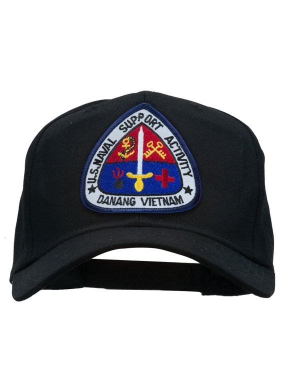 US Naval Support Activity Patched Cap - Black OSFM