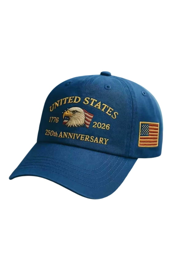 US Navy 250th Anniversary Hat,250 Anniversary USA Hat, Adjustable U.S. 250th Anniversary Tribute Hat, Patriotic Baseball Cap for Men Women