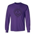 thumbnail image 1 of US Navy Anchor Crest Adult Long Sleeve T-shirt, 1 of 3