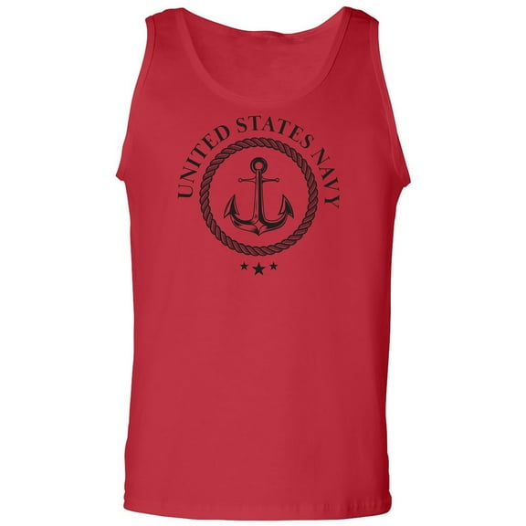 US Navy Anchor Crest Adult Tank Top