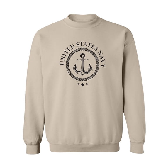 US Navy Anchor Crest Crewneck Sweatshirt
