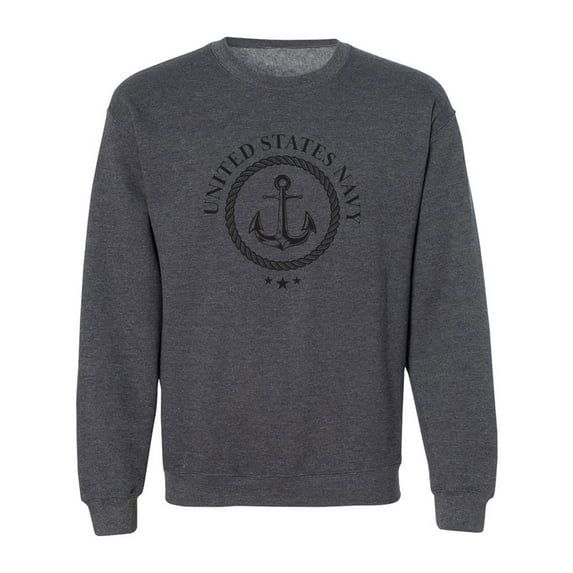 US Navy Anchor Crest Crewneck Sweatshirt