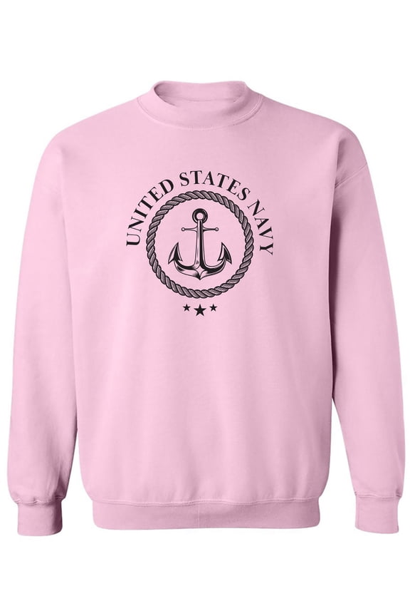 US Navy Anchor Crest Crewneck Sweatshirt