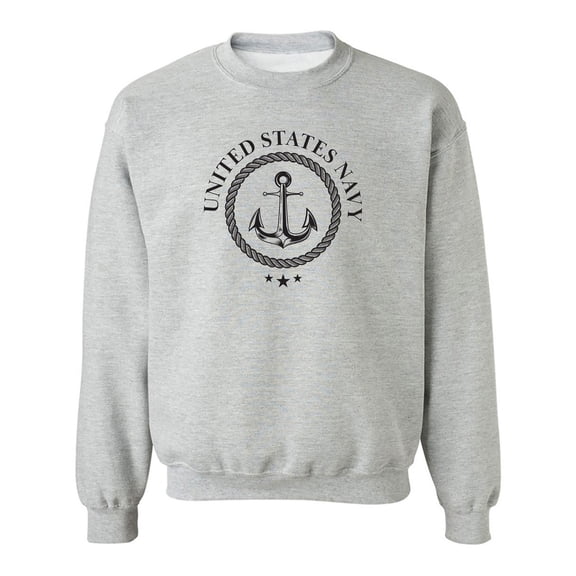 US Navy Anchor Crest Crewneck Sweatshirt