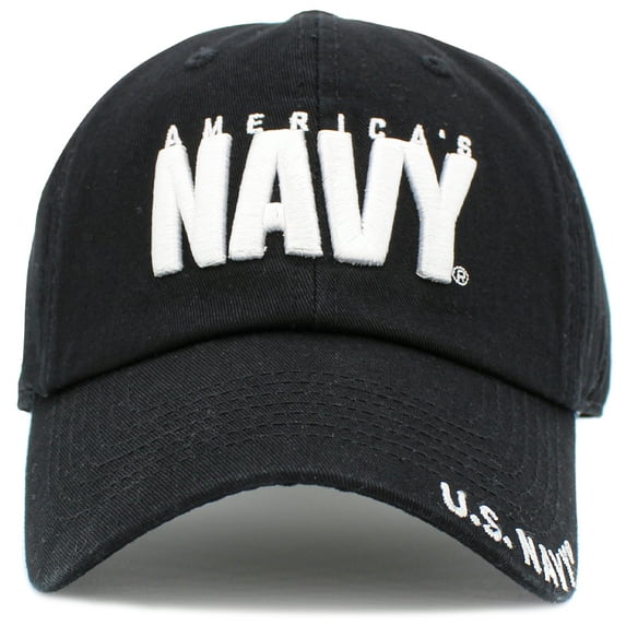 US Navy Baseball Cap Military USA Vintage Adjustable Hat